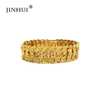Мужской и женский браслет Jin Hui, модный новый африканский, Эфиопский, золотой цвет, украшение для вечеринки, роскошные подарки для друзей, браслет из Дубая, ювелирные изделия