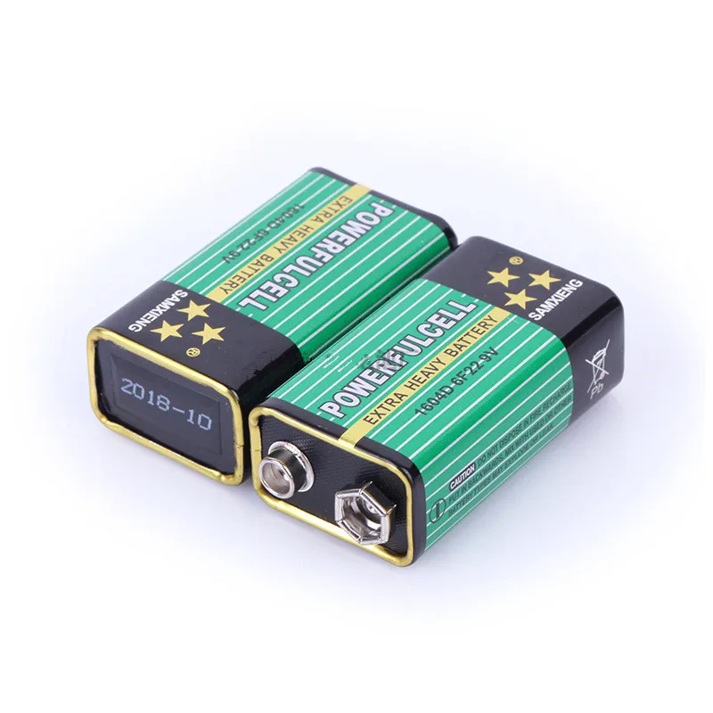 Cncool новые 5x6F22 PPP3 6lr61 9V батареи супер сверхмощные сухие не перезаряжаемые для