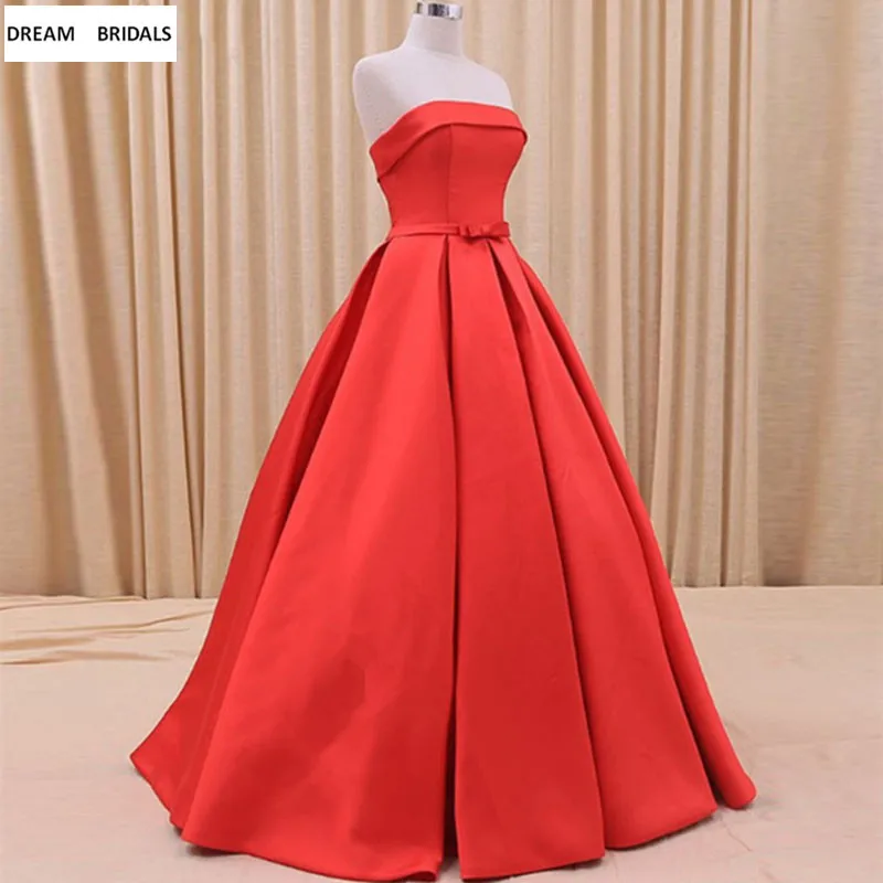 

Red Long Formal Evening Dresses Abiye Gece Elbisesi 2019 Couture Robe De Soiree Sleeveless Pleat Ruched Prom Party Dresses