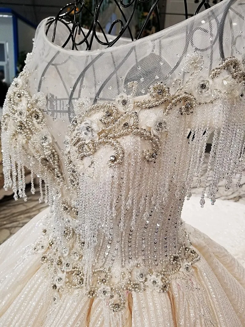 LS65471 1 роскошное белое свадебное платье красивое с длинным шлейфом vestido longo branco