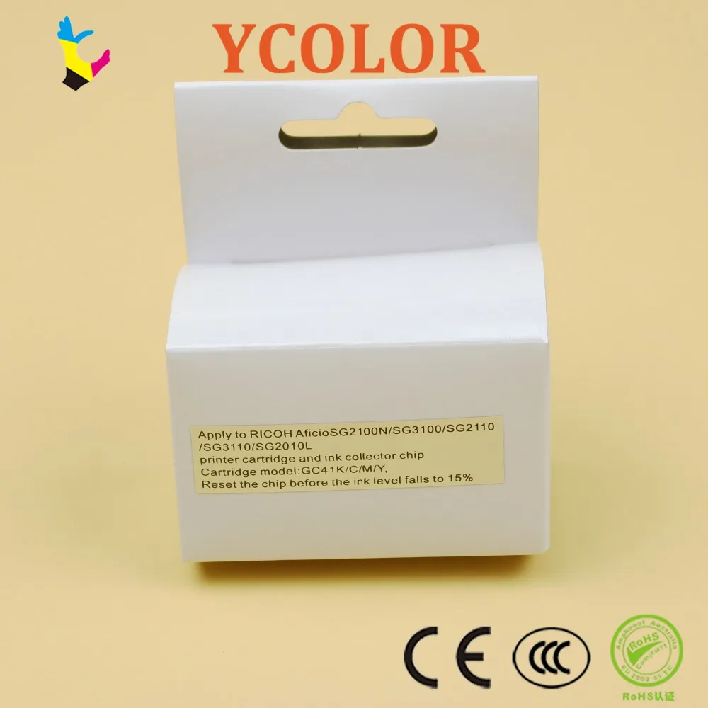 Чип Resetter GC41 чернильный картридж для Ricoh Aficio SG2100N SG3100 SG2110 чип resetter|chip cartridge|cartridge
