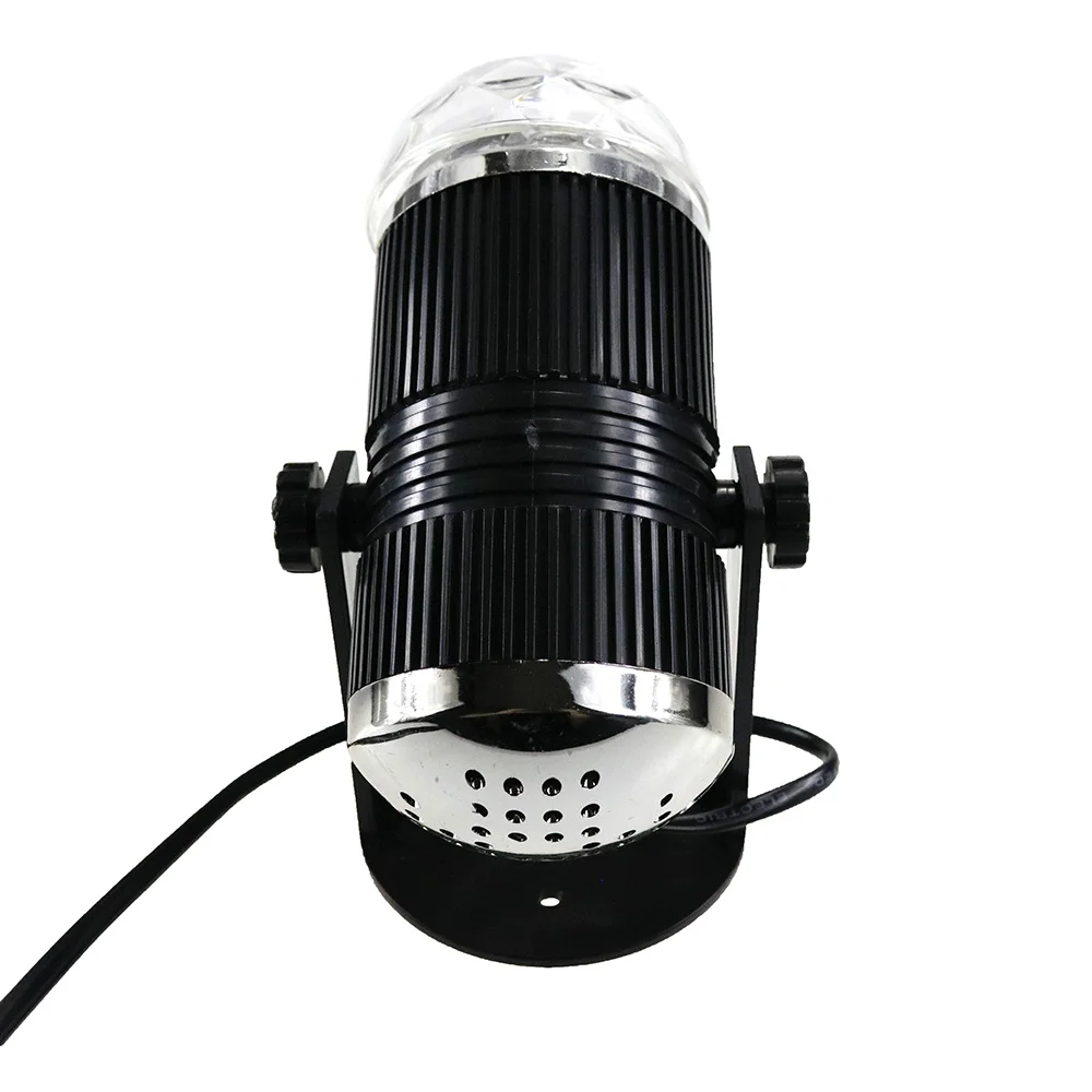 Голосовое управление RGB LED сценический свет профессиональный диско шар Авто