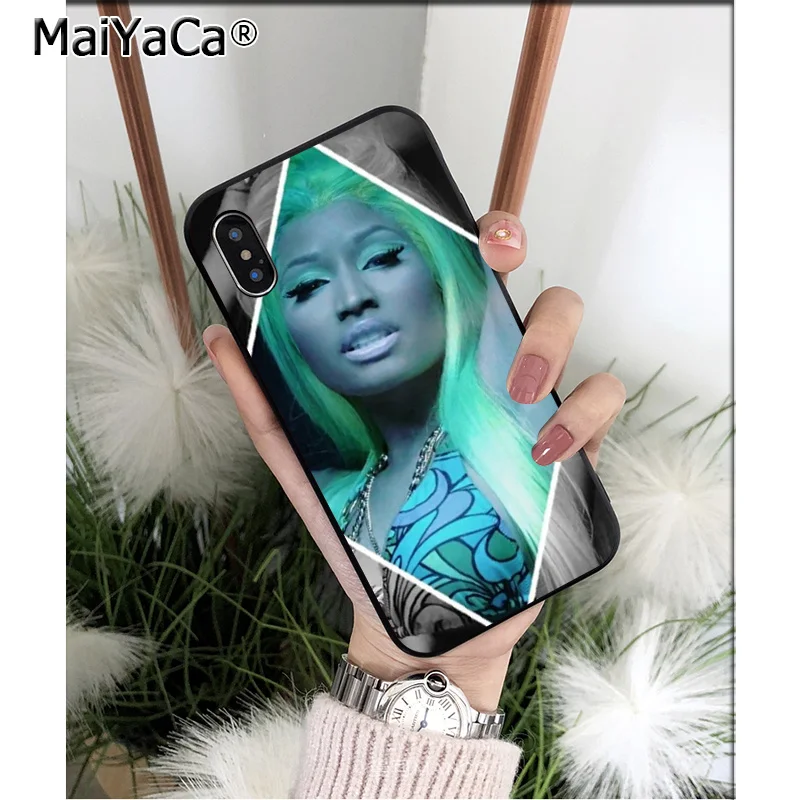 MaiYaCa сексуальный Звездный певец Nicki Minaj TPU мягкие Аксессуары для телефона чехол Apple