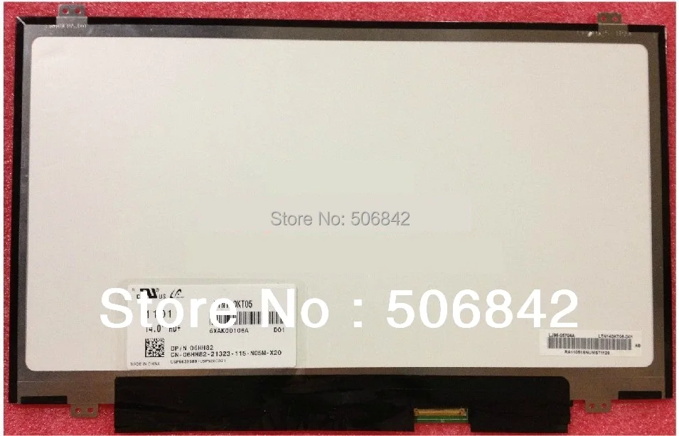 

Светодиодный экран для ноутбука 14,0 дюйма LTN140KT05, Новый 1600*900
