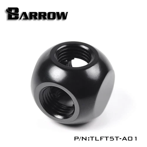 Barrow TLFT5T A01 G1 / 4 "X5 черный белый серебристый золотой 5 полосный кубический адаптер