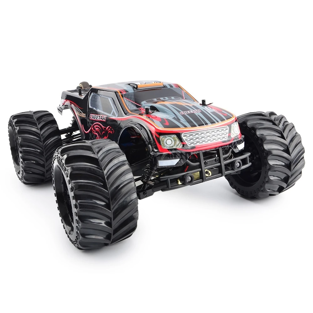 RC автомобили Cheetah 4WD 1/10 80 км/ч высокое Скорость багги машина RTR 4 колеса дизайн