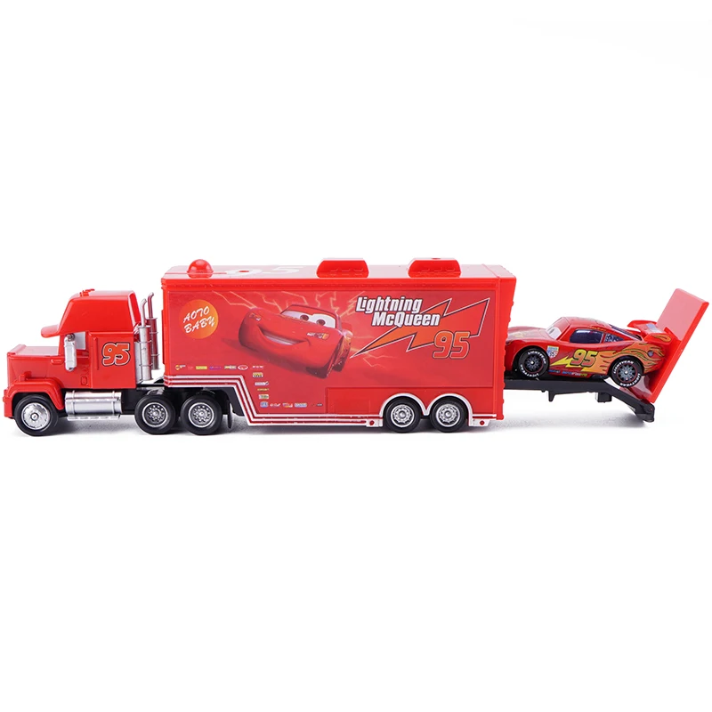 Disney &quotтачки 3 № 95 Lightning McQueen дядя грузовой автомобиль 1:55 литья под давлением