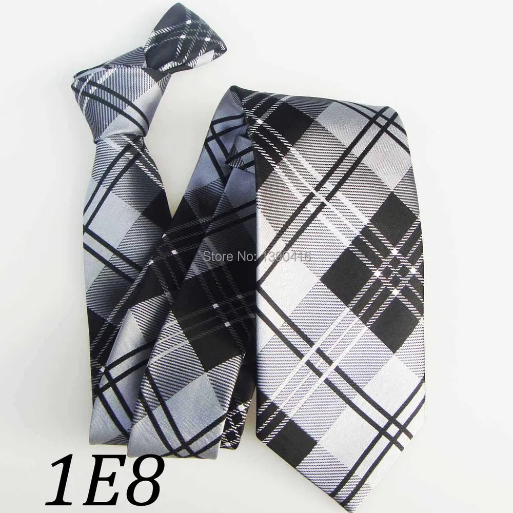 2018 Latest Style Men Tie Set Silver Gray/Black/White Grid Stripe Design/Fashion/Moda/Casual Dress/Groom Bestman Necktie For | Аксессуары