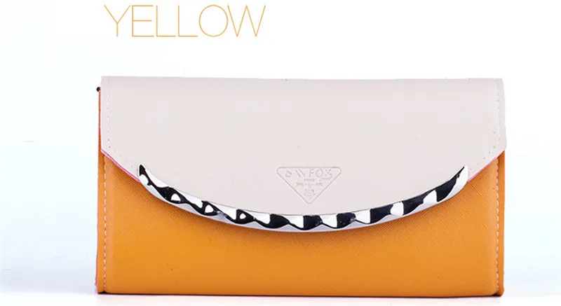 yellow Роскошные Длинные кожаные Для женщин кошелек дизайнер женской телефон клатч кошелек для монет мешок известный бренд деньги walet cuzdan portomonee Валле - Цвет: yellow