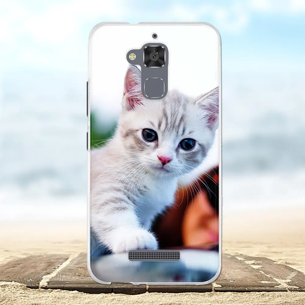 For Asus Zenfone 3 Max ZC520TL Cover Soft TPU Case Cat Patterned Funda Bag | Мобильные телефоны и аксессуары