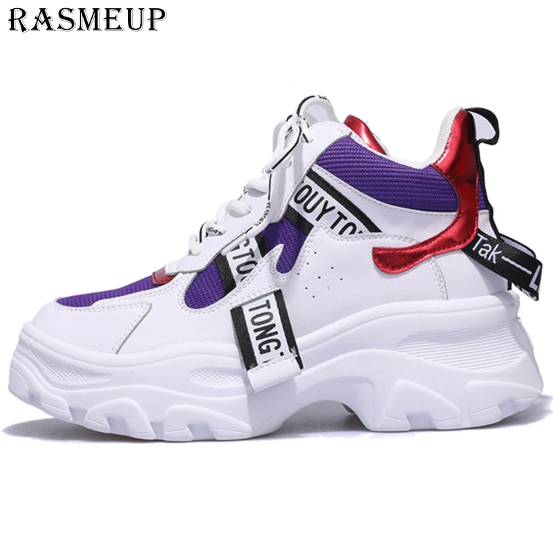 Женские кроссовки на платформе RASMEUP Брендовые повседневные массивной подошве