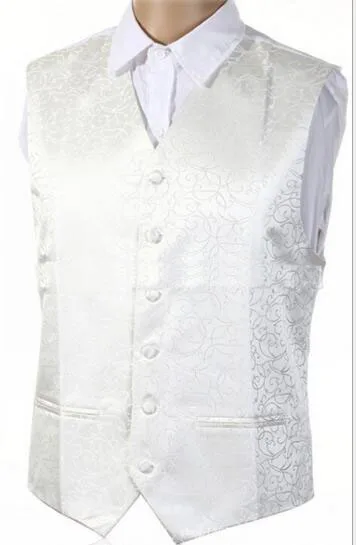 Мужской модный жилет с цветком кешью Приталенный в британском стиле для отдыха