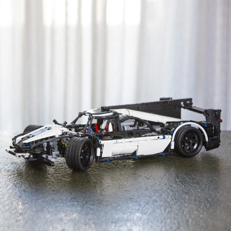 В наличии 23018 технические игрушки MOC 5530 Гибридный супер гоночный автомобиль набор