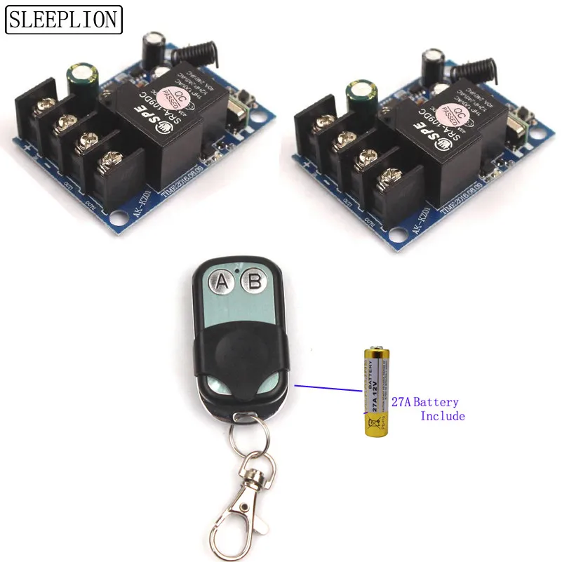 Sleeplion широкий Вольт 12 В 24 36 48 30A реле Smart Remote Управление выключатель света в на
