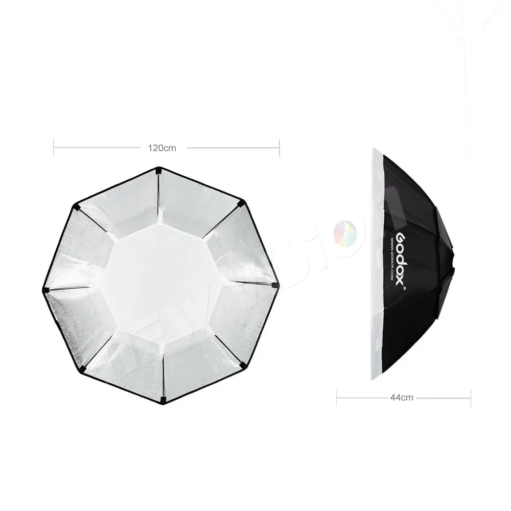 Godox 95 см 120 140 восьмиугольный софтбокс для вспышки Speedlite Studio светильник soфтbox с