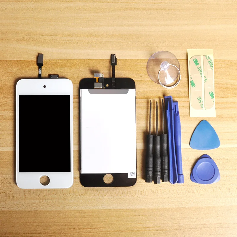 ЖК экран Sinbeda для iPod Touch 4G 100% испытано кодирующий преобразователь сенсорного