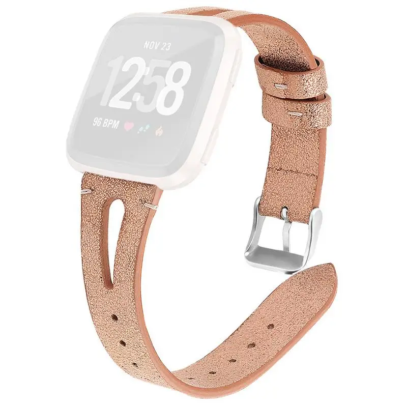Rose Gold Новинка, модный сменный ремешок для наручных часов, кожаный ремешок для наручных часов, Браслет для Fitbit Versa Lite, браслет для наручных часов - Цвет: Rose Gold