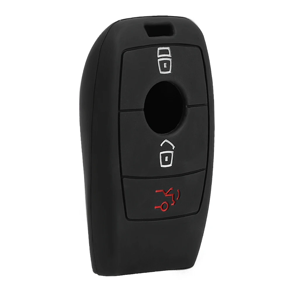 3 кнопки силиконовый чехол для ключей Fob автомобиля Mercedes Benz E300 E300L W213 E200 E200L E Class 2018