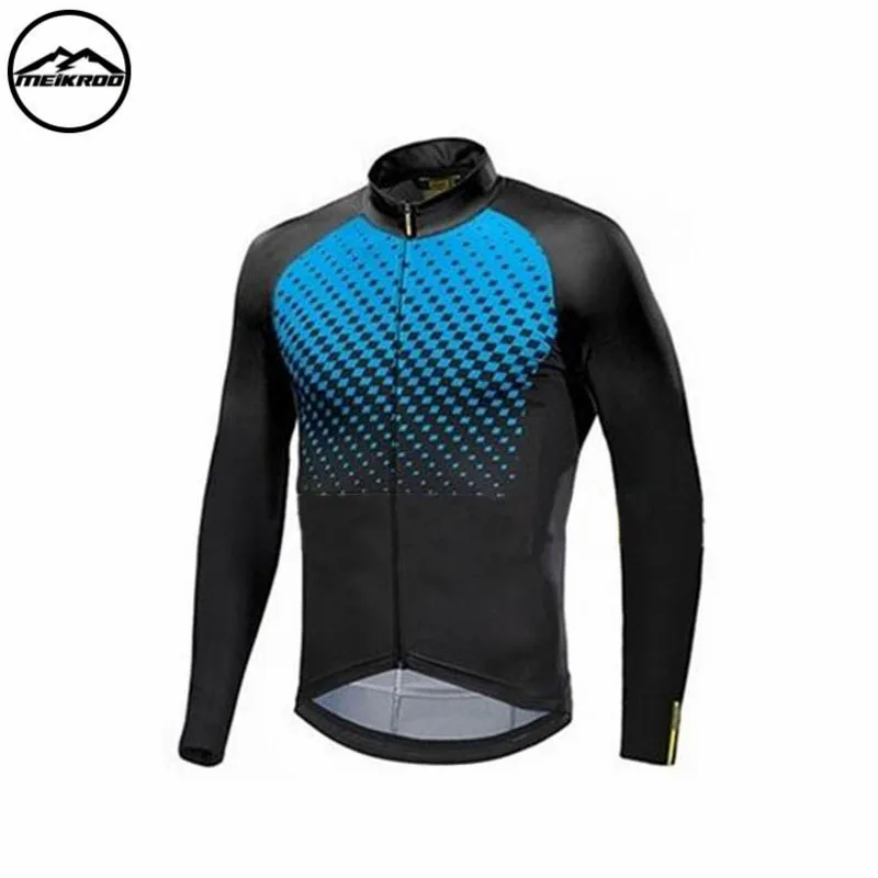 MAVIC 2018 pro team Велоспорт Джерси набор мужской с длинным рукавом Зимний термальный