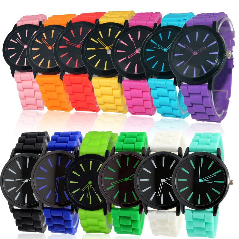 

2019 New Fashion Silicon Watch Man Woman Quartz Analog Jelly Wrist Watch Unisex Sport Wristwatches Relogio Reloj