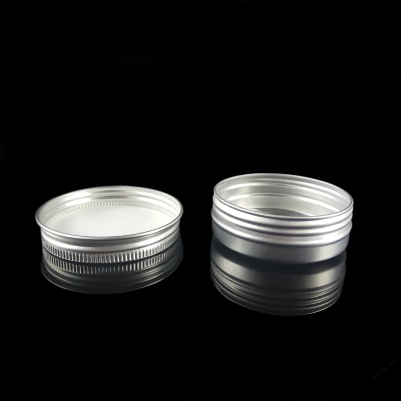 40ml Empty Refillable Aluminum Jars 40g Silver Metal Tin Cosmetic Containers Crafts 1.35oz Small Box 685PCS/LOT | Красота и здоровье