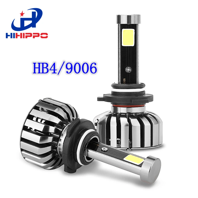 Hippo 2 шт. HB4 9006 светодиодный автомобильные лампы Универсальный COB автомобильный