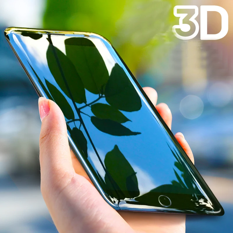 стекло на айфон 6s Сапфировое покрытие анти капля 3D полное Экран протектор