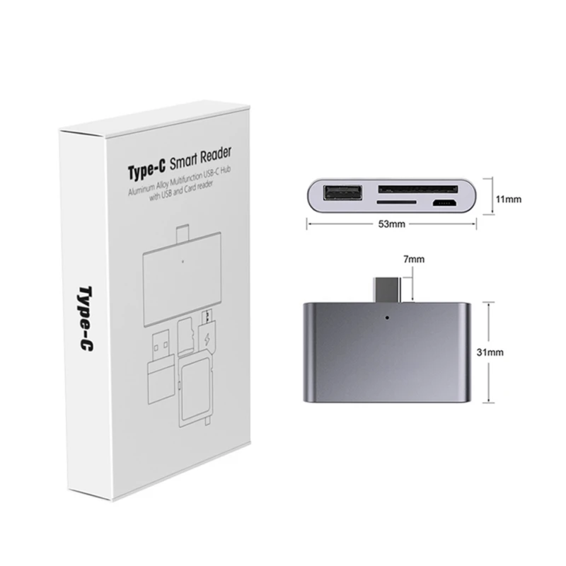 USB Hub 3 0 Портативный двойной порт SD/Micro SD кардридер для MacBook Pro Samsung Huawei Usb hub с sd