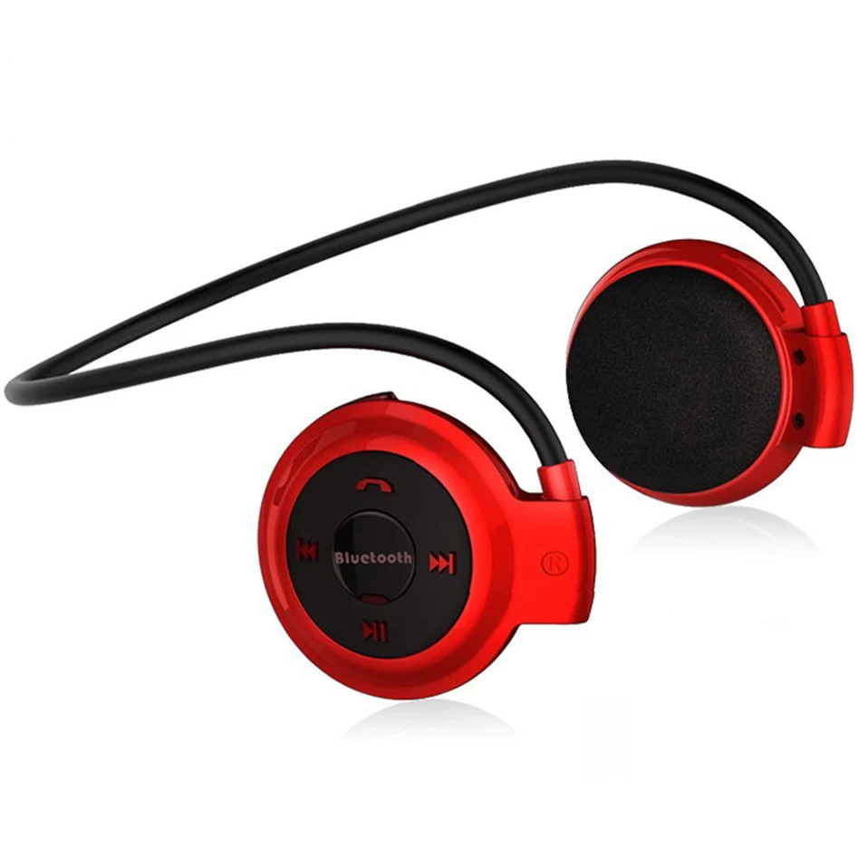 TF карта MP3 плеер Bluetooth наушники Беспроводная Спортивная гарнитура с fm радио