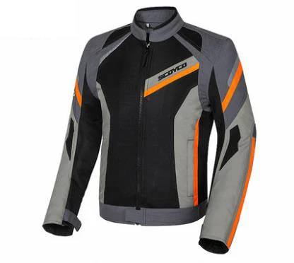 orange jacket SCOYCO мотоциклетная велосипедная куртка анти-осенняя одежда Светоотражающая вентиляционная мото гоночная одежда сетчатый костюм JK100 летом - Цвет: orange jacket