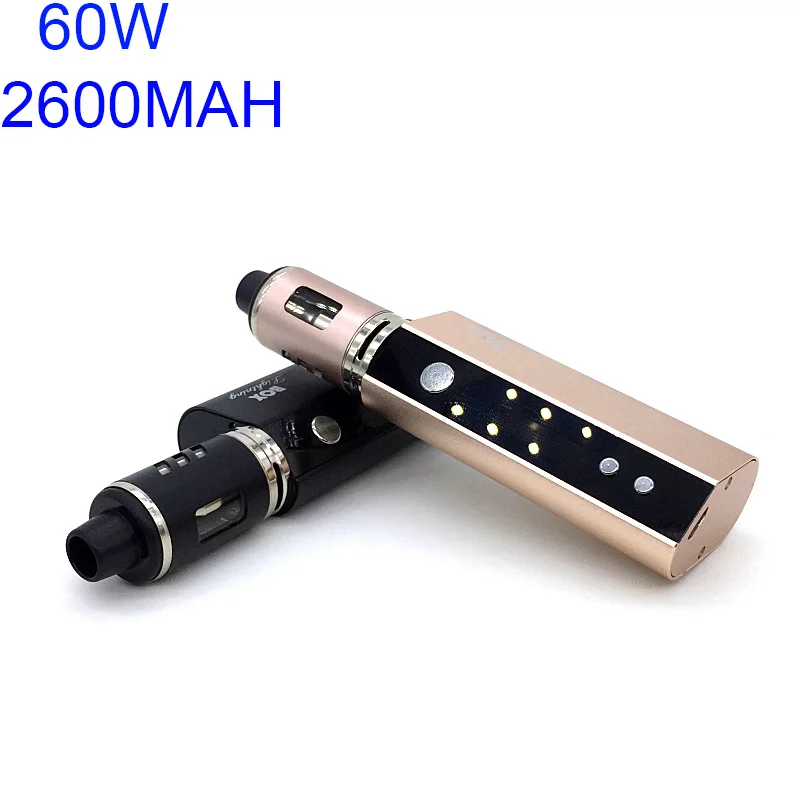 Оригинальный 60 Вт вейпер для окно mod kit VAPE 2600 мАч курильщика Вдыхание пара