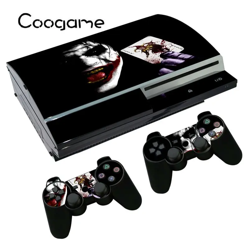 ПВХ пользовательские Чехол для PS3 Fat консоли Джокер кожи Sony Playstation3 | Электроника