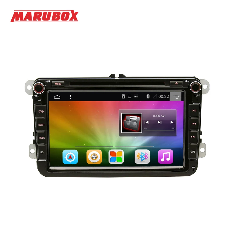 Marubox M802A4 автомобильный мультимедийный плеер для Volkswagen Polo passat Quad Core 1024*600 Android 6.0.1 2