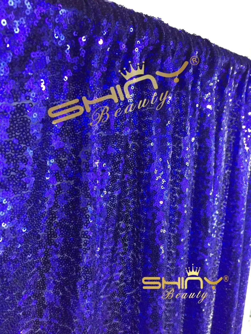 4x6FT Королевский Синий блестящий фотобокс фон для свадьбы и мероприятий