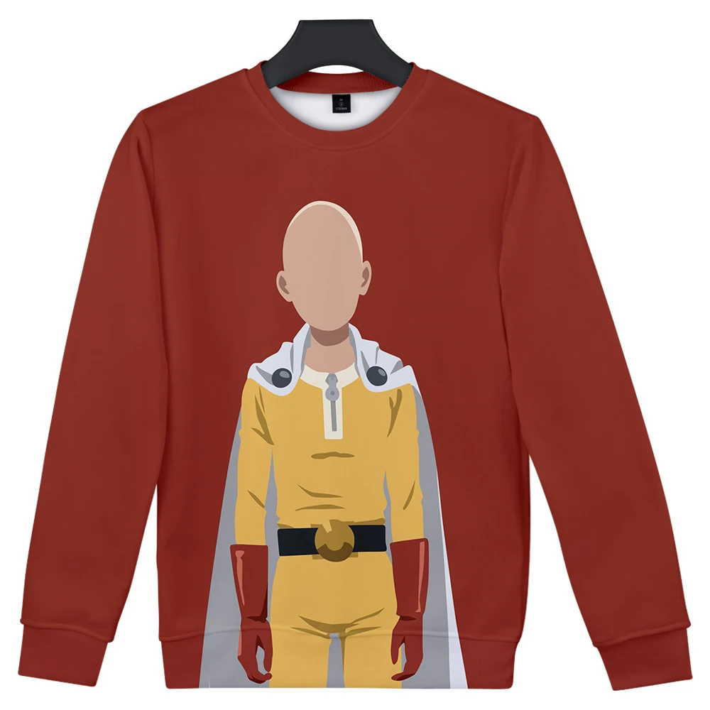 Толстовка One Punch Man 2 сезона аниме Харадзюку Мужская 3d Японская уличная одежда