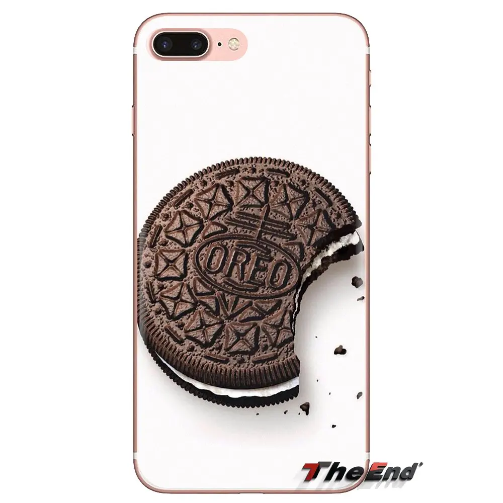 Silicone Phone Case Cartoon Many Oreo Cookie Milkshake For Samsung Galaxy S3 S4 S5 Mini S6 S7 Edge S8 S9 S10 Plus Note 3 4 5 8 9 |