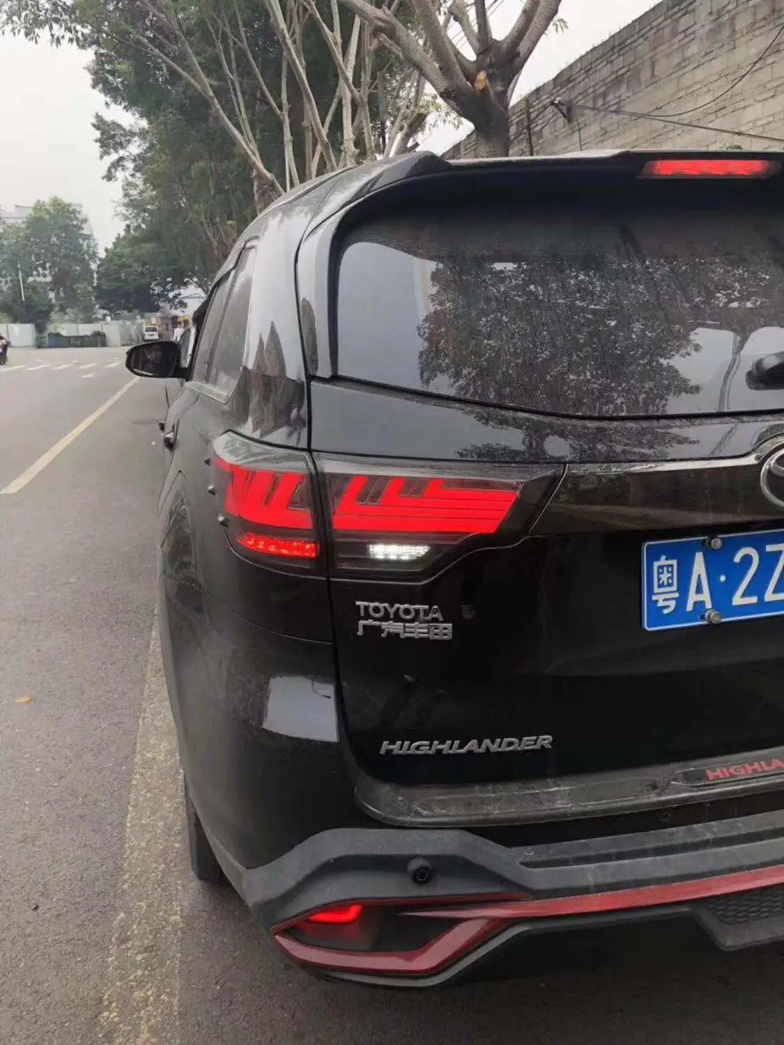 DK motion дизайн для Toyota Highlander taillamp с светодиодный светильник