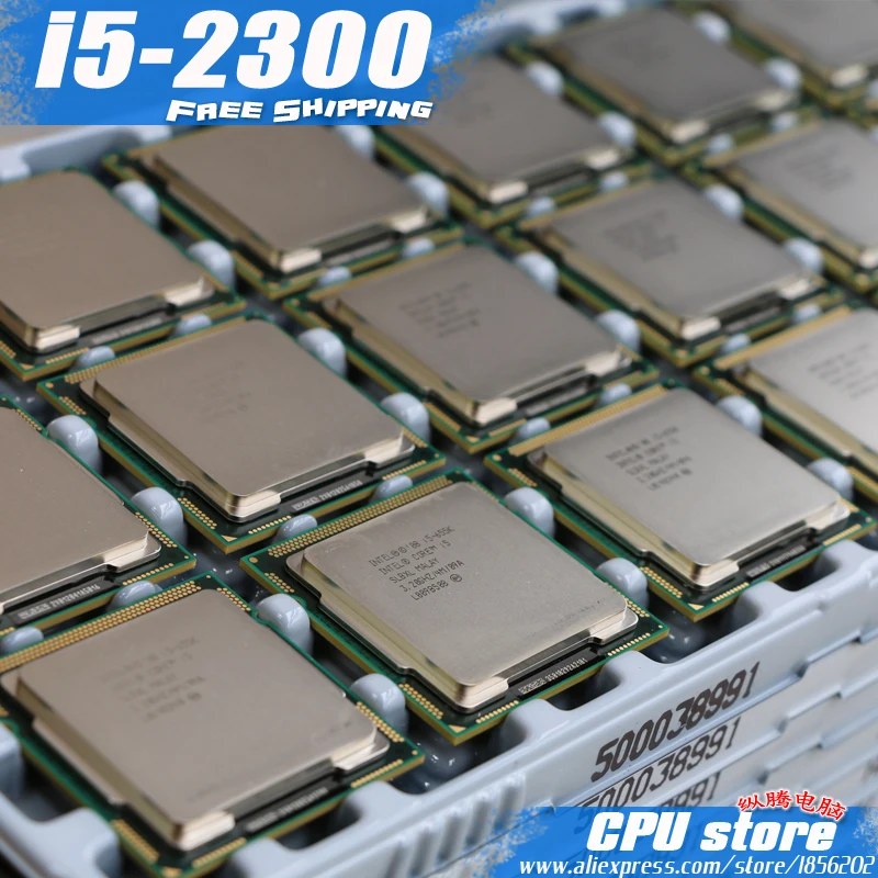 Бесплатная доставка lntel I5 2300 Процессор четырехъядерный (2 8 ГГц/L3 = 6 м/95 Вт) разъем LGA