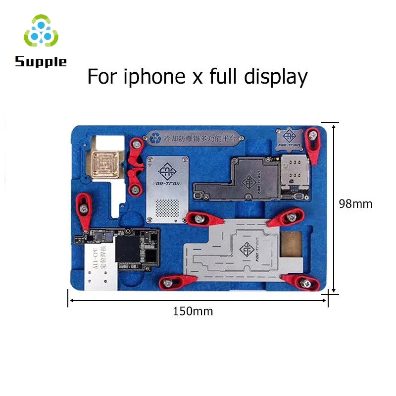 Эластичной для iphone X печатной платы Держатель джиг приспособление станции