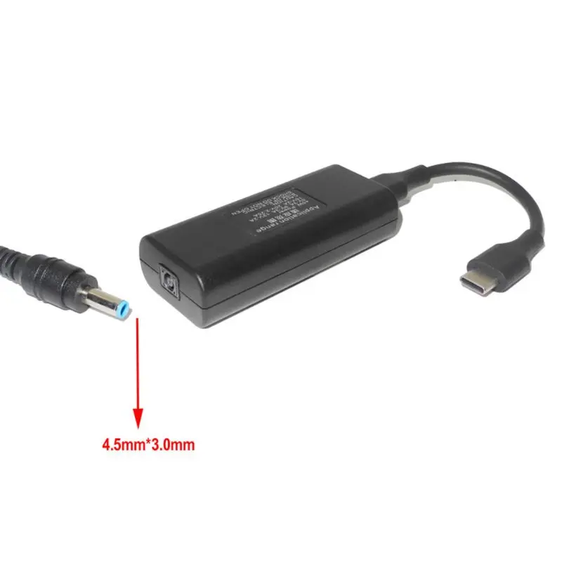 65 Вт мини Питание DC адаптер зарядное устройство разъем usb Тип C конвертер для lenovo Hp Asus ноутбук ПК компьютер аксессуары