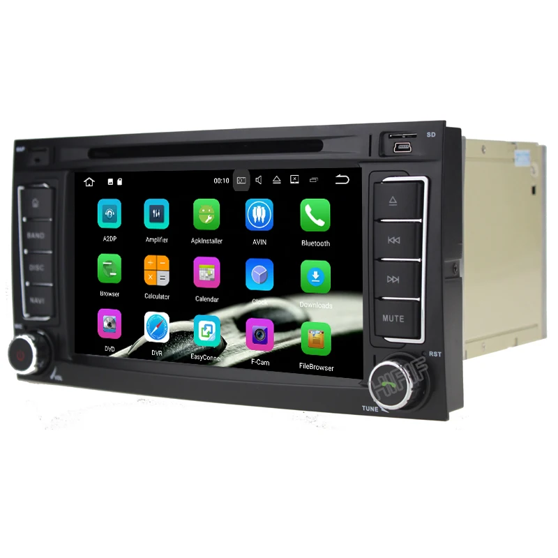 PX6 Android 10 2 din 7 дюймов Автомобильный DVD DSP для VW Touareg Multivan T5 2004-2011 GPS 4G Bluetooth Радио RDS