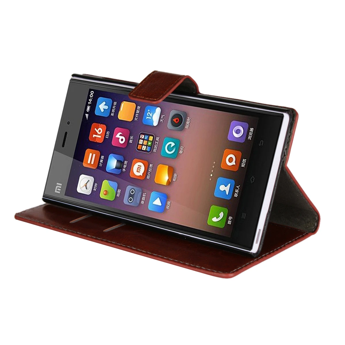 Xiaomi Mi3 из искусственной кожи раскладной чехол с держателем карты чехол для Xiaomi Mi3 защитный чехол coque fundas