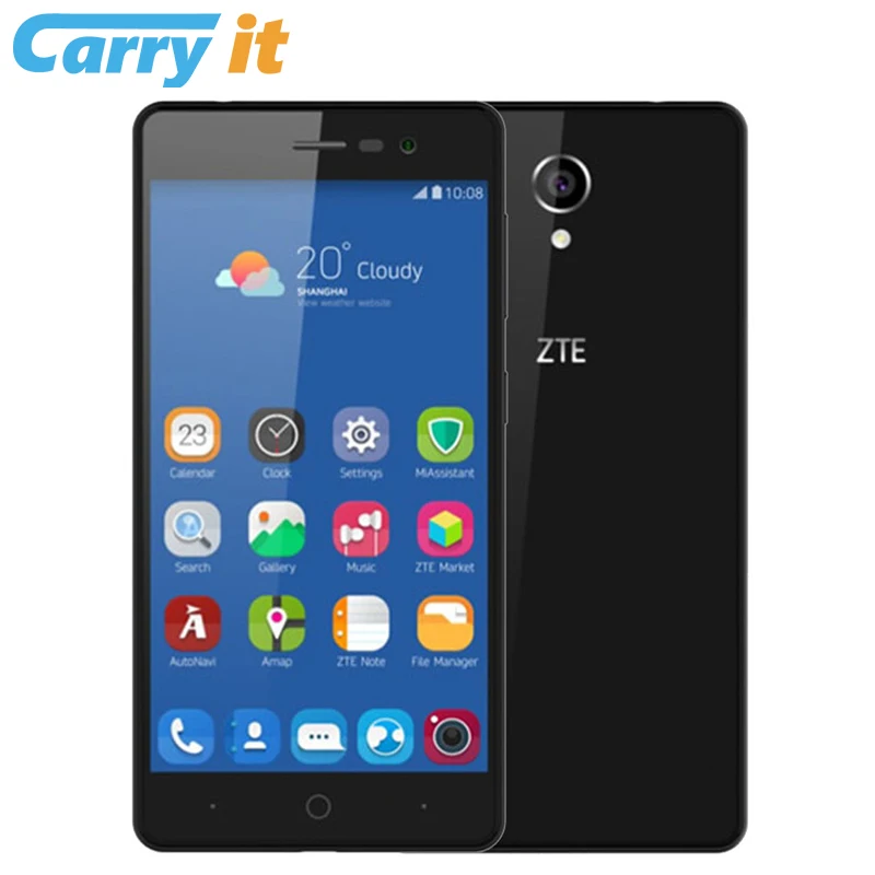 Оригинал ZTE BA603 2017 Android 7 1 г 16 NFC 5.0 ''Snapdragon 210 MSM8909 Quad Core 2400 мАч dual sim мобильный