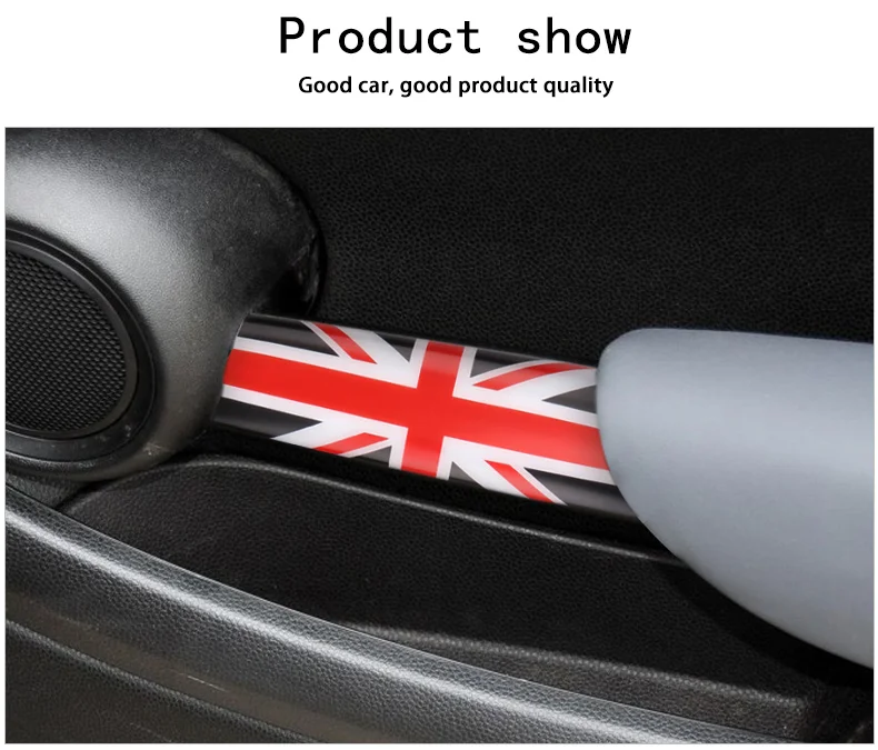 Union Jack Внутренний дверной комплект с ручкой защитная оболочка чехол наклейка для mini cooper R55 R56 R57 R58 R59 автомобильный Стайлинг