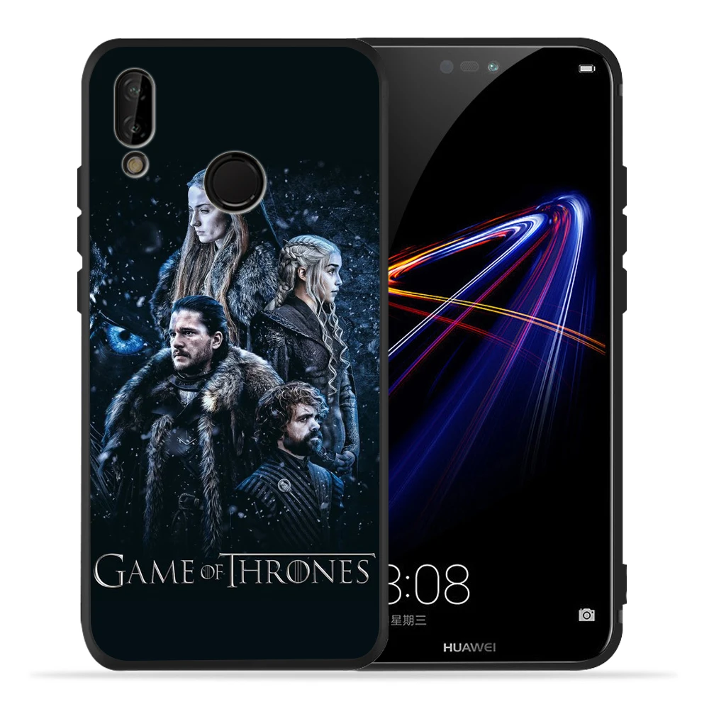 Игра престолов дракон Джон Сноу Тирион Ланнистер чехол для huawei P20 Lite рro P30 Lite рro P8Lite P9Lite P Smart P10 lite