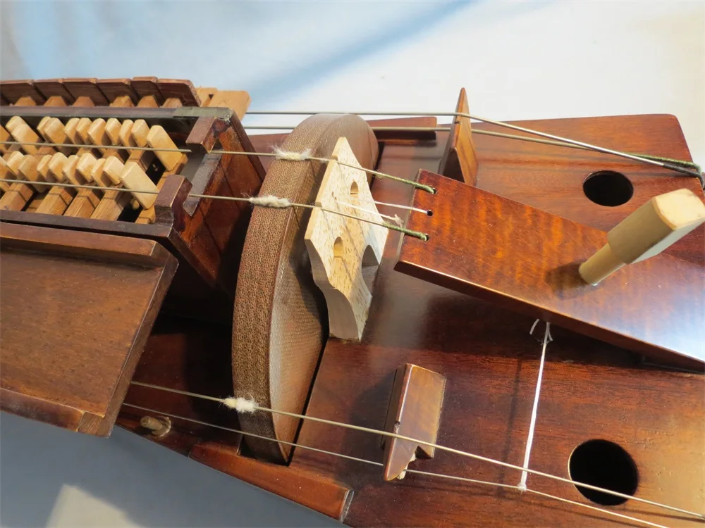Ручная работа 6 струн 24 клавиши Hurdy гурди, кленовое дерево