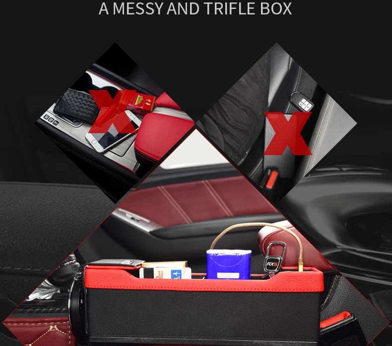 USB зарядка и автомобильное сидение щелевая коробка для хранения зерна autostoel