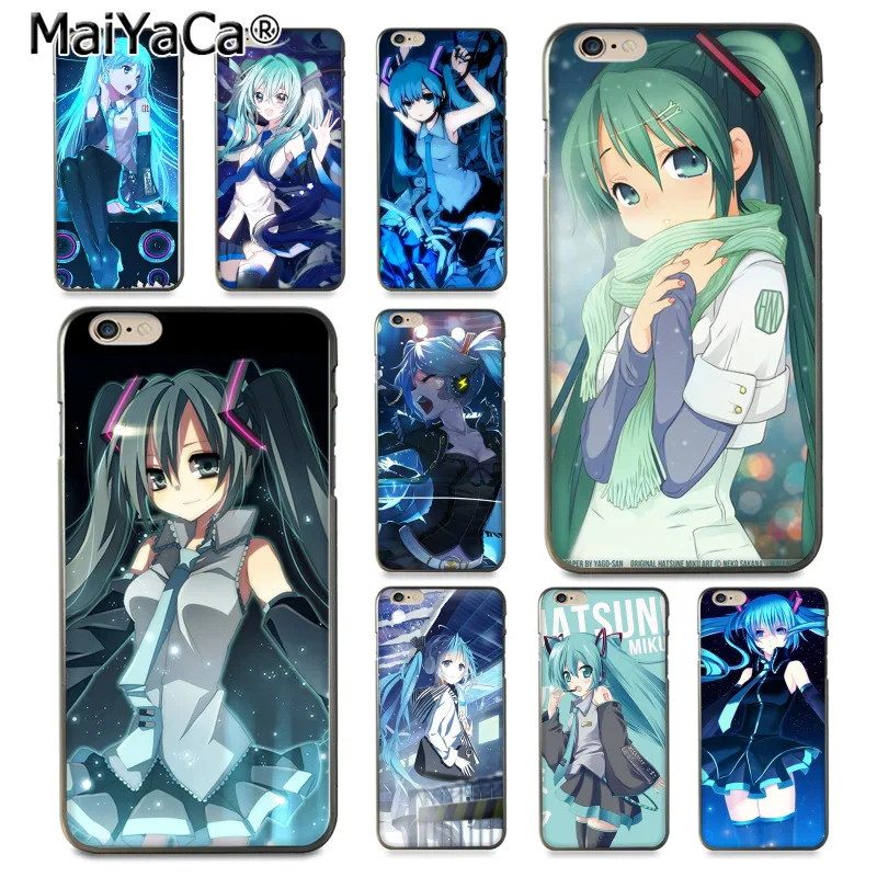 MaiYaCa Hatsune Miku? Высококачественный мягкий чехол для iPhone 8 7 6 6S Plus X 10 5 5S SE