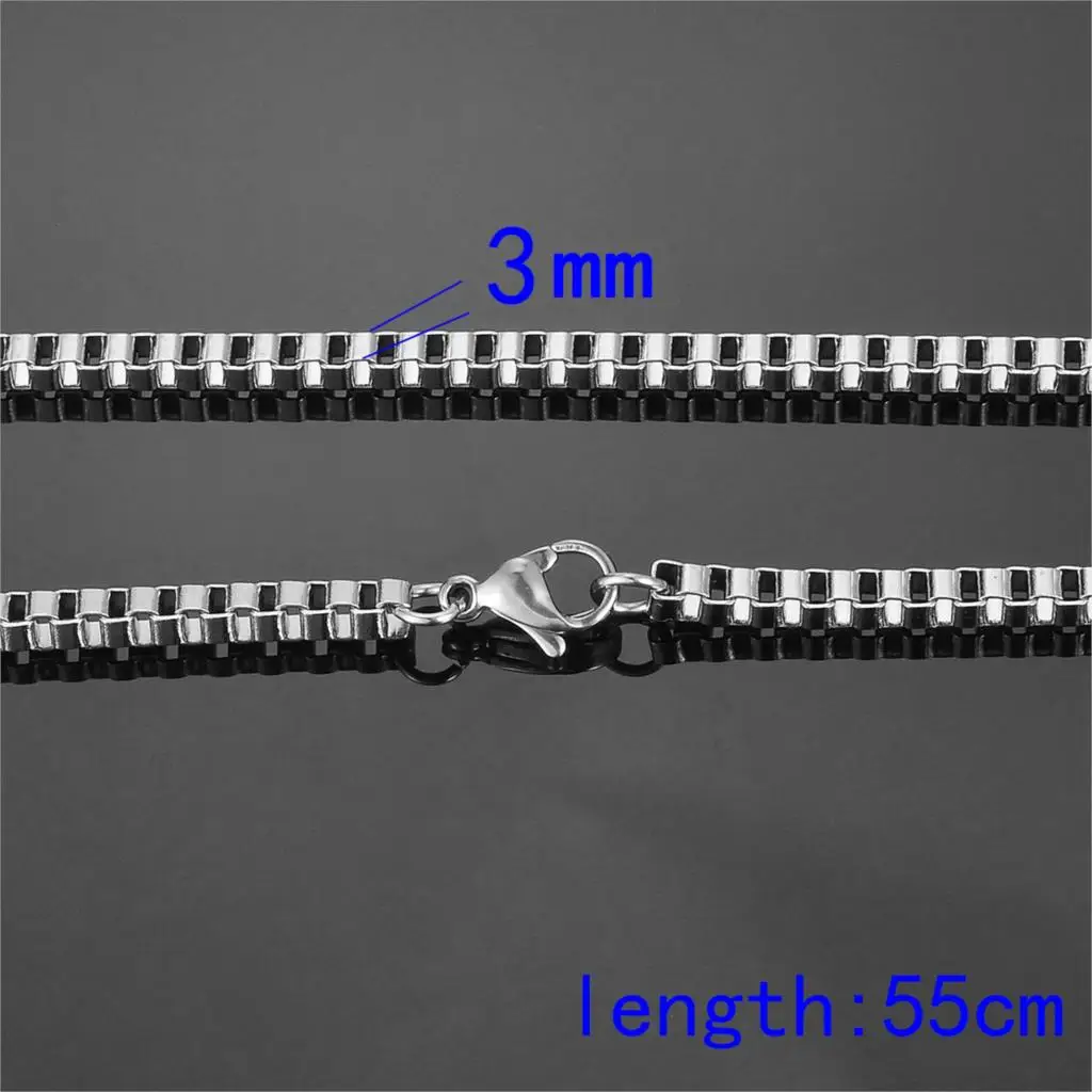 Модные цепи LASPERAL для женщин и мужчин ожерелье из нержавеющей стали