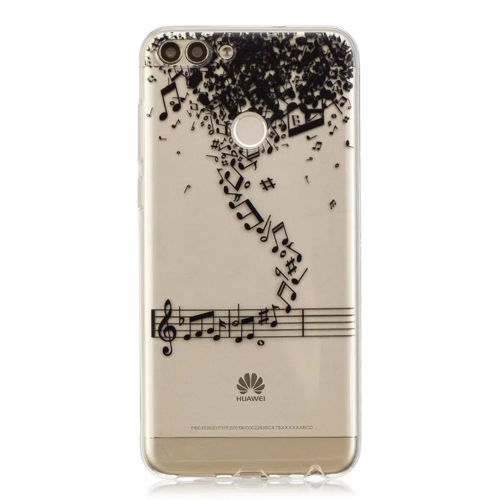 5 65 ''силиконовый чехол для Huawei P Smart Case 2018 милый мягкий TPU Cover PSmart huawei enjoy